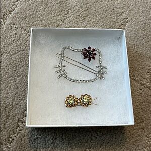 Tarina Tarantino Hello Kitty Barrette w/ Swarovski Crystals